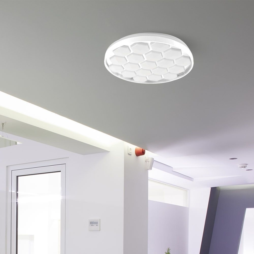LED Zatemnitvena stropna svetilka LED/60W/230V 3000/4000/6500K pr. 49 cm + Daljinski upravljalnik