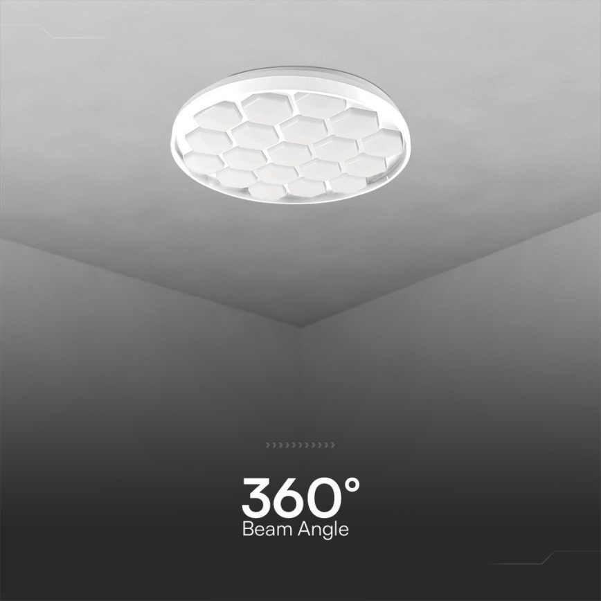 LED Zatemnitvena stropna svetilka LED/60W/230V 3000/4000/6500K pr. 49 cm + Daljinski upravljalnik