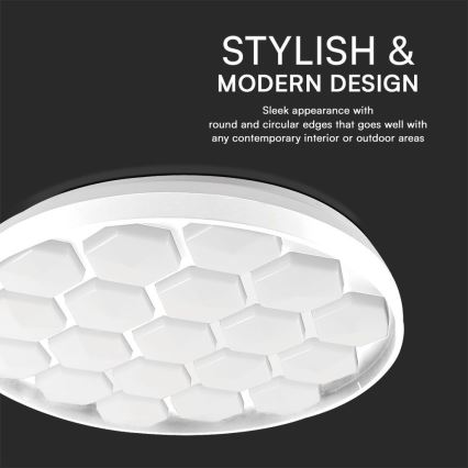 LED Zatemnitvena stropna svetilka LED/60W/230V 3000/4000/6500K pr. 49 cm + Daljinski upravljalnik