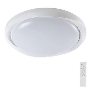 LED Zatemnitvena stropna svetilka LED/60W/230V 3000-6500K 49,2 cm bela + Daljinski upravljalnik