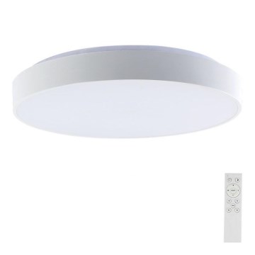 LED Zatemnitvena stropna svetilka LED/60W/230V 3000-6500K 49,5 cm bela + Daljinski upravljalnik