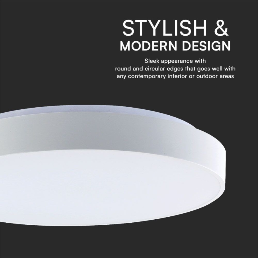 LED Zatemnitvena stropna svetilka LED/60W/230V 3000-6500K 49,5 cm bela + Daljinski upravljalnik