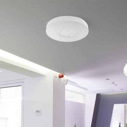 LED Zatemnitvena stropna svetilka LED/60W/230V 3000-6500K 49,5 cm bela + Daljinski upravljalnik