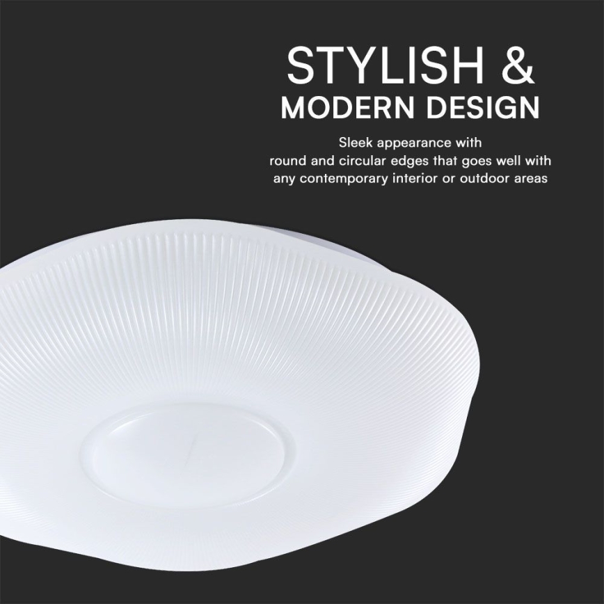 LED Zatemnitvena stropna svetilka LED/60W/230V 3000-6500K 50 cm bela + Daljinski upravljalnik