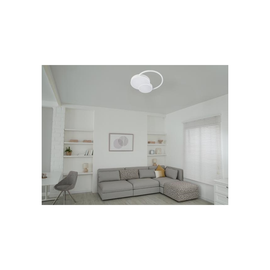 LED Zatemnitvena stropna svetilka LED/60W/230V 3000-6500K bela + Daljinski upravljalnik