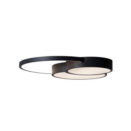LED Zatemnitvena stropna svetilka LED/60W/230V 3000-6500K črna + Daljinski upravljalnik