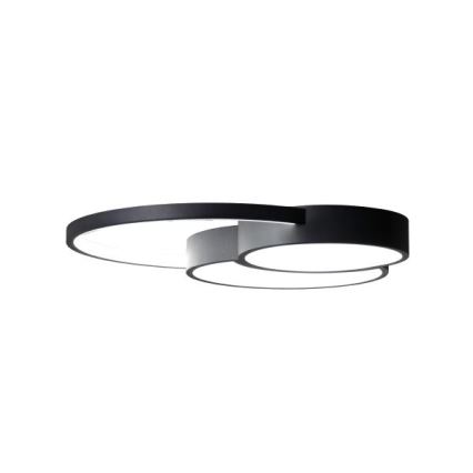 LED Zatemnitvena stropna svetilka LED/60W/230V 3000-6500K črna + Daljinski upravljalnik