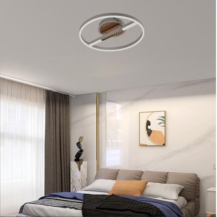 LED Zatemnitvena stropna svetilka LED/60W/230V 3000-6500K + Daljinski upravljalnik
