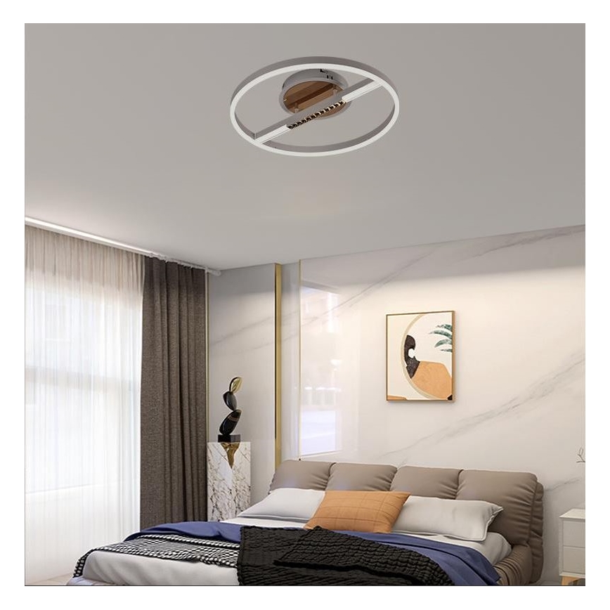 LED Zatemnitvena stropna svetilka LED/60W/230V 3000-6500K + Daljinski upravljalnik