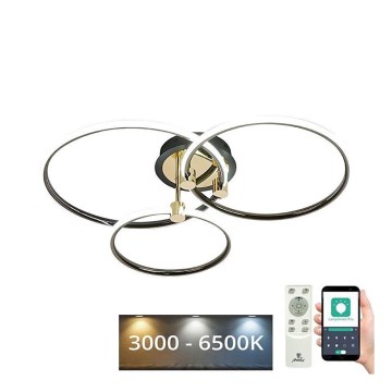 LED Zatemnitvena stropna svetilka LED/64W/230V 3000-6500K + Daljinski upravljalnik