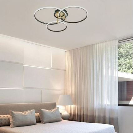 LED Zatemnitvena stropna svetilka LED/64W/230V 3000-6500K + Daljinski upravljalnik