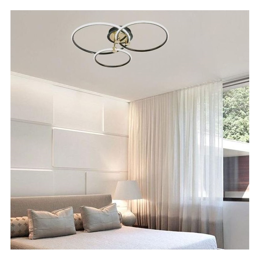 LED Zatemnitvena stropna svetilka LED/64W/230V 3000-6500K + Daljinski upravljalnik