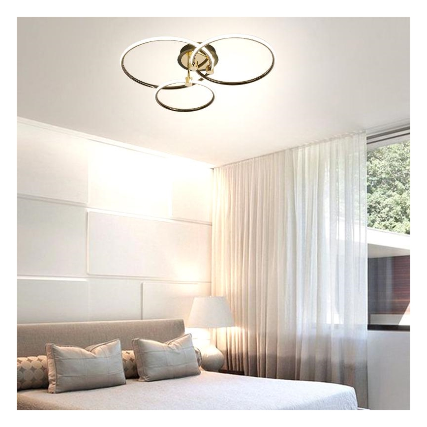 LED Zatemnitvena stropna svetilka LED/64W/230V 3000-6500K + Daljinski upravljalnik