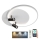 LED Zatemnitvena stropna svetilka LED/65W/230V 3000-6500K bela + Daljinski upravljalnik