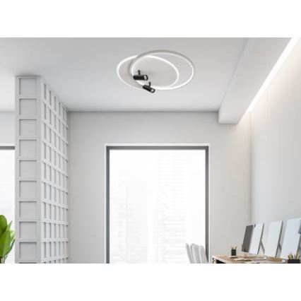 LED Zatemnitvena stropna svetilka LED/65W/230V 3000-6500K bela + Daljinski upravljalnik