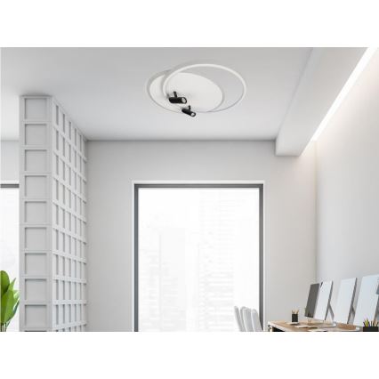 LED Zatemnitvena stropna svetilka LED/65W/230V 3000-6500K bela + Daljinski upravljalnik