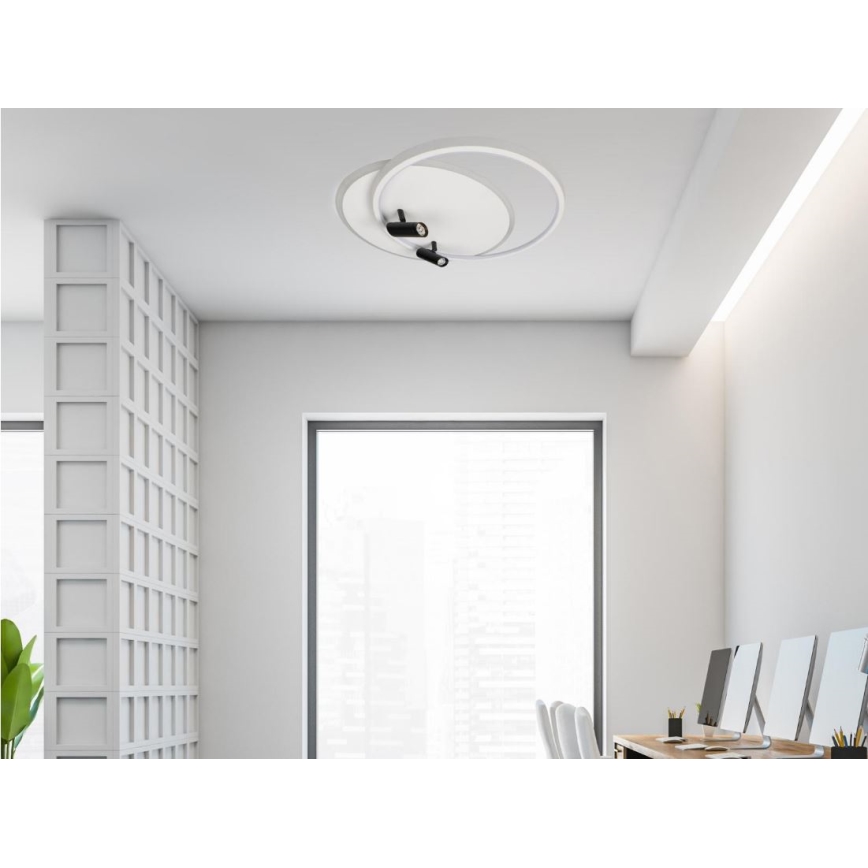 LED Zatemnitvena stropna svetilka LED/65W/230V 3000-6500K bela + Daljinski upravljalnik