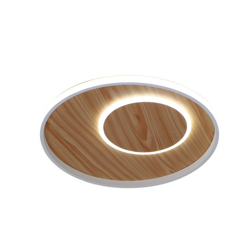 LED Zatemnitvena stropna svetilka LED/65W/230V 3000-6500K rjava + Daljinski upravljalnik