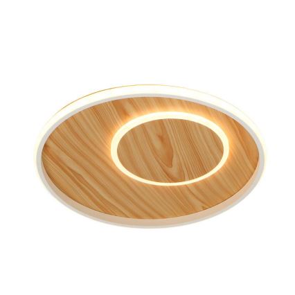 LED Zatemnitvena stropna svetilka LED/65W/230V 3000-6500K rjava + Daljinski upravljalnik