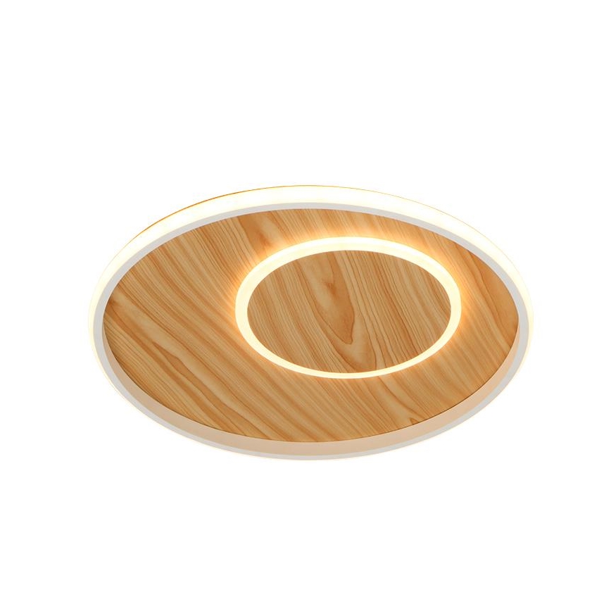 LED Zatemnitvena stropna svetilka LED/65W/230V 3000-6500K rjava + Daljinski upravljalnik