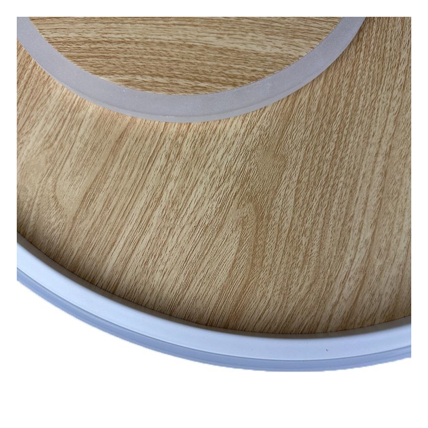 LED Zatemnitvena stropna svetilka LED/65W/230V 3000-6500K rjava + Daljinski upravljalnik
