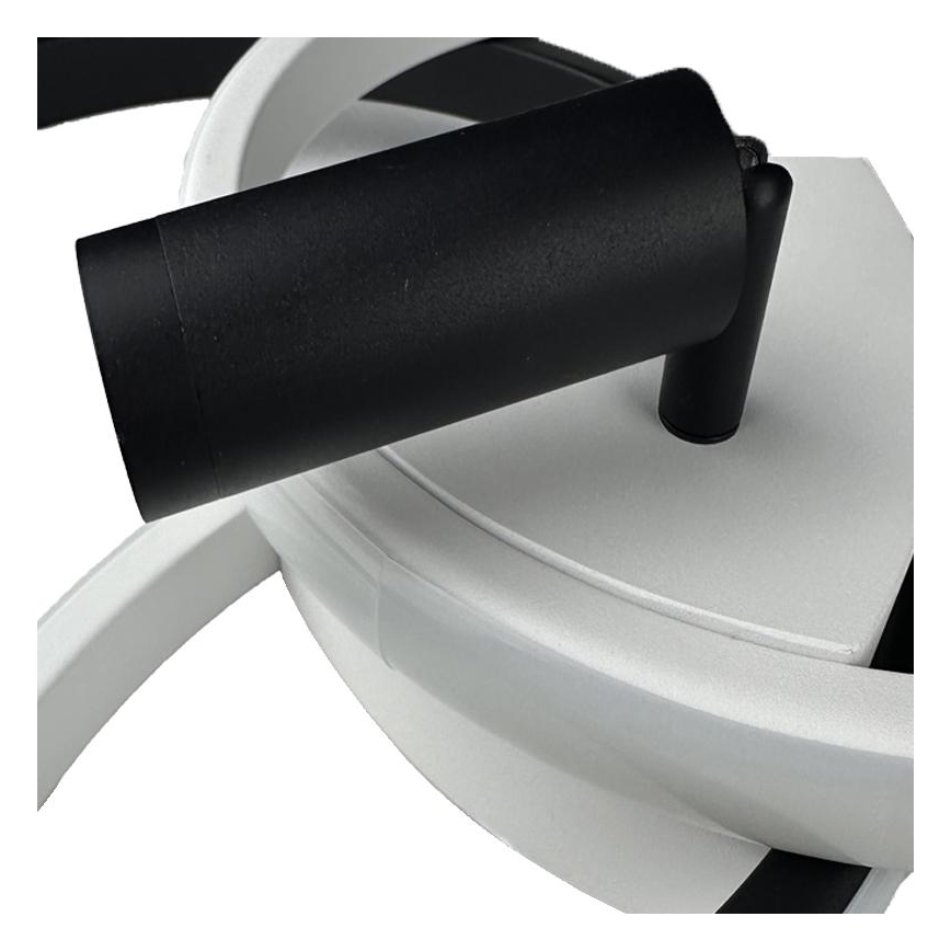 LED Zatemnitvena stropna svetilka LED/70W/230V 3000-6500K bela/črna + Daljinski upravljalnik