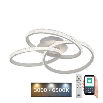 LED Zatemnitvena stropna svetilka LED/70W/230V 3000-6500K bela + Daljinski upravljalnik