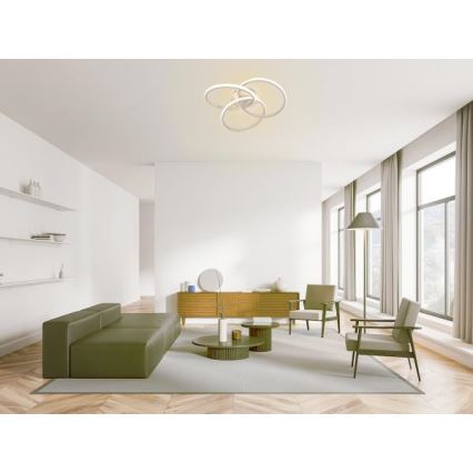 LED Zatemnitvena stropna svetilka LED/70W/230V 3000-6500K bela + Daljinski upravljalnik
