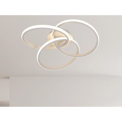 LED Zatemnitvena stropna svetilka LED/70W/230V 3000-6500K bela + Daljinski upravljalnik