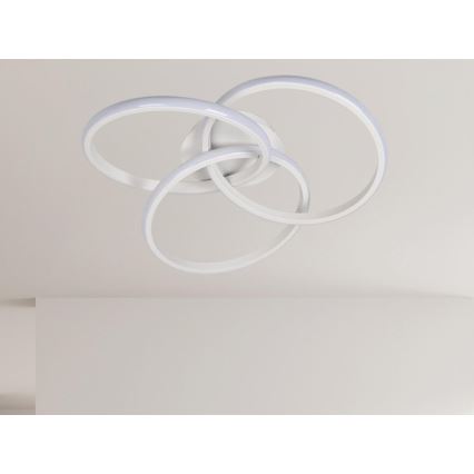 LED Zatemnitvena stropna svetilka LED/70W/230V 3000-6500K bela + Daljinski upravljalnik