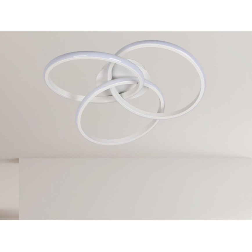 LED Zatemnitvena stropna svetilka LED/70W/230V 3000-6500K bela + Daljinski upravljalnik