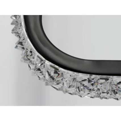 LED Zatemnitvena stropna svetilka LED/70W/230V 3000-6500K črna + Daljinski upravljalnik
