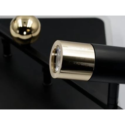 LED Zatemnitvena stropna svetilka LED/70W/230V 3000-6500K črna + Daljinski upravljalnik