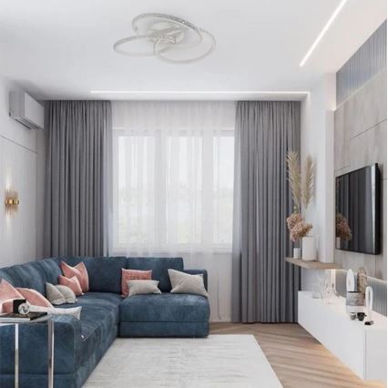 LED Zatemnitvena stropna svetilka LED/70W/230V 3000-6500K bela + Daljinski upravljalnik