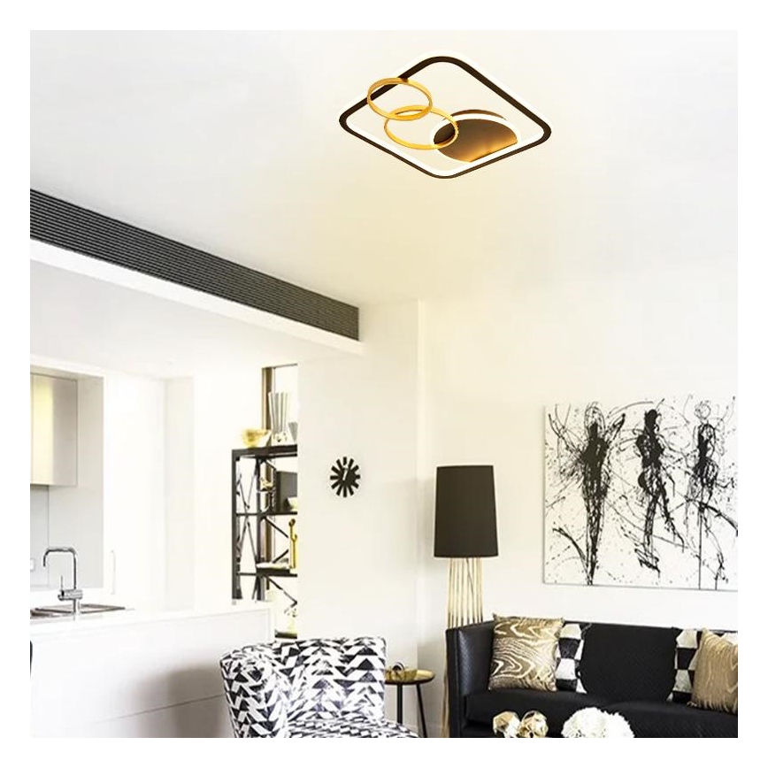 LED Zatemnitvena stropna svetilka LED/70W/230V 3000-6500K + Daljinski upravljalnik