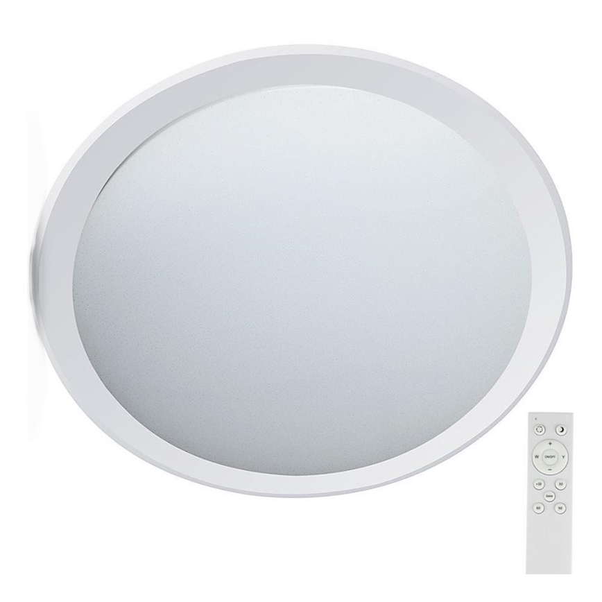 LED Zatemnitvena stropna svetilka LED/72W/230V 3000-6500K pr. 67 cm bela + Daljinski upravljalnik