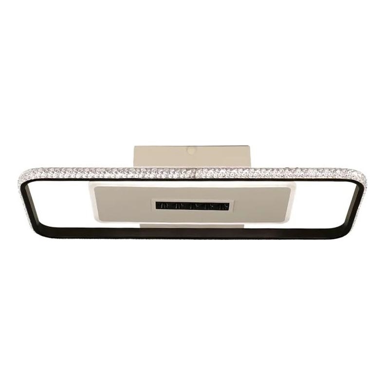 LED Zatemnitvena stropna svetilka LED/75W/230V 3000-6500K bela/črna + Daljinski upravljalnik