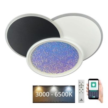 LED Zatemnitvena stropna svetilka LED/80W/230V 3000-6500K bela + Daljinski upravljalnik