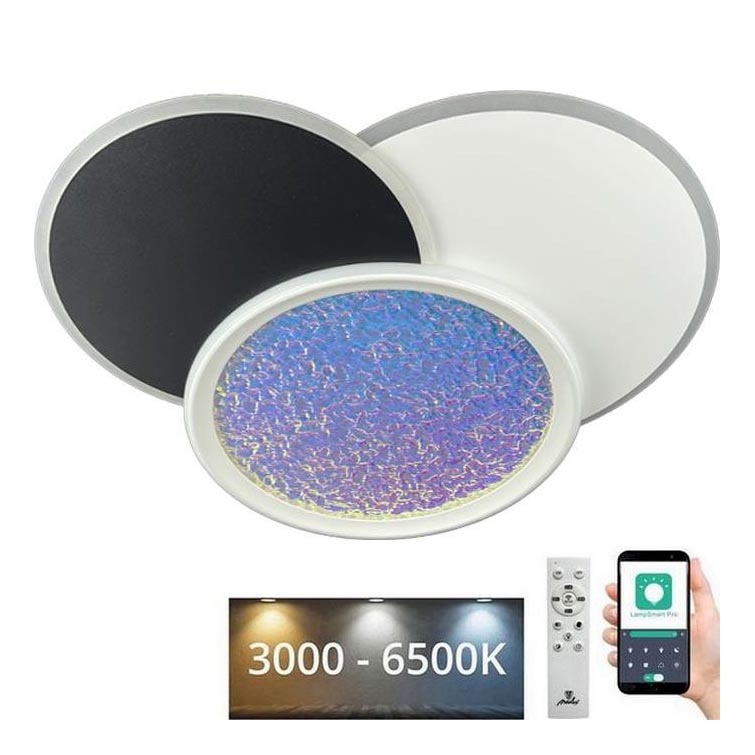 LED Zatemnitvena stropna svetilka LED/80W/230V 3000-6500K bela + Daljinski upravljalnik