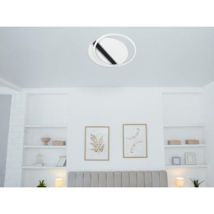 LED Zatemnitvena stropna svetilka LED/80W/230V 3000-6500K bela + Daljinski upravljalnik
