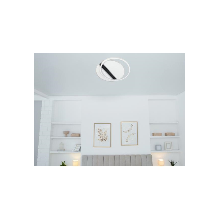 LED Zatemnitvena stropna svetilka LED/80W/230V 3000-6500K bela + Daljinski upravljalnik