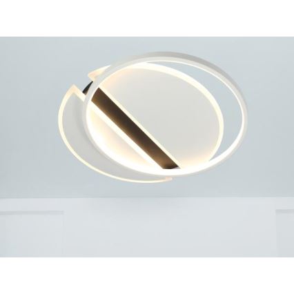 LED Zatemnitvena stropna svetilka LED/80W/230V 3000-6500K bela + Daljinski upravljalnik