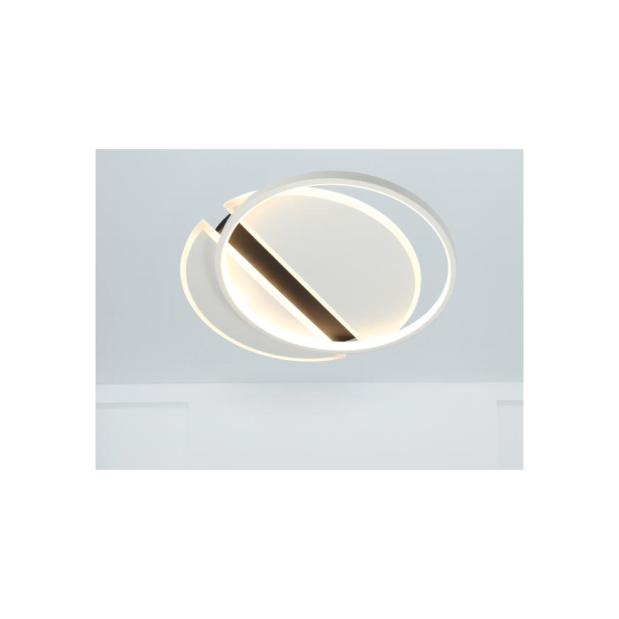 LED Zatemnitvena stropna svetilka LED/80W/230V 3000-6500K bela + Daljinski upravljalnik