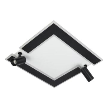 LED Zatemnitvena stropna svetilka LED/80W/230V 3000-6500K črna + Daljinski upravljalnik