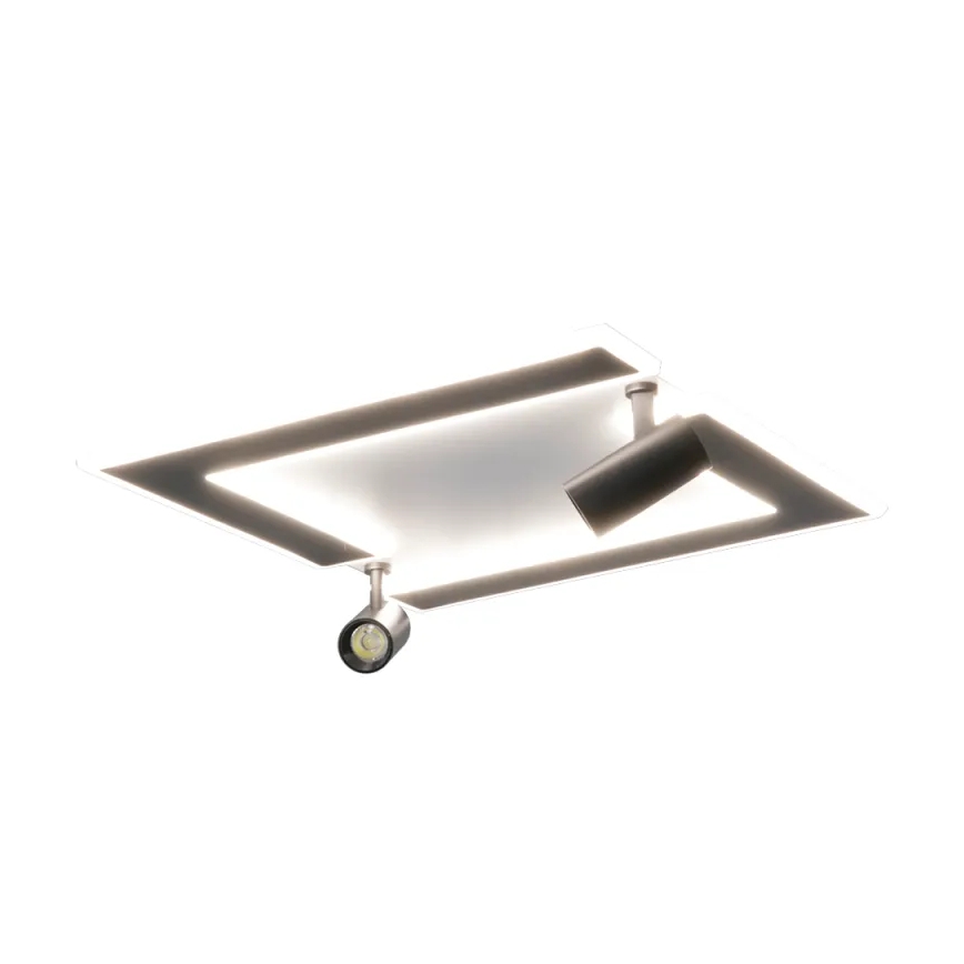 LED Zatemnitvena stropna svetilka LED/80W/230V 3000-6500K črna + Daljinski upravljalnik