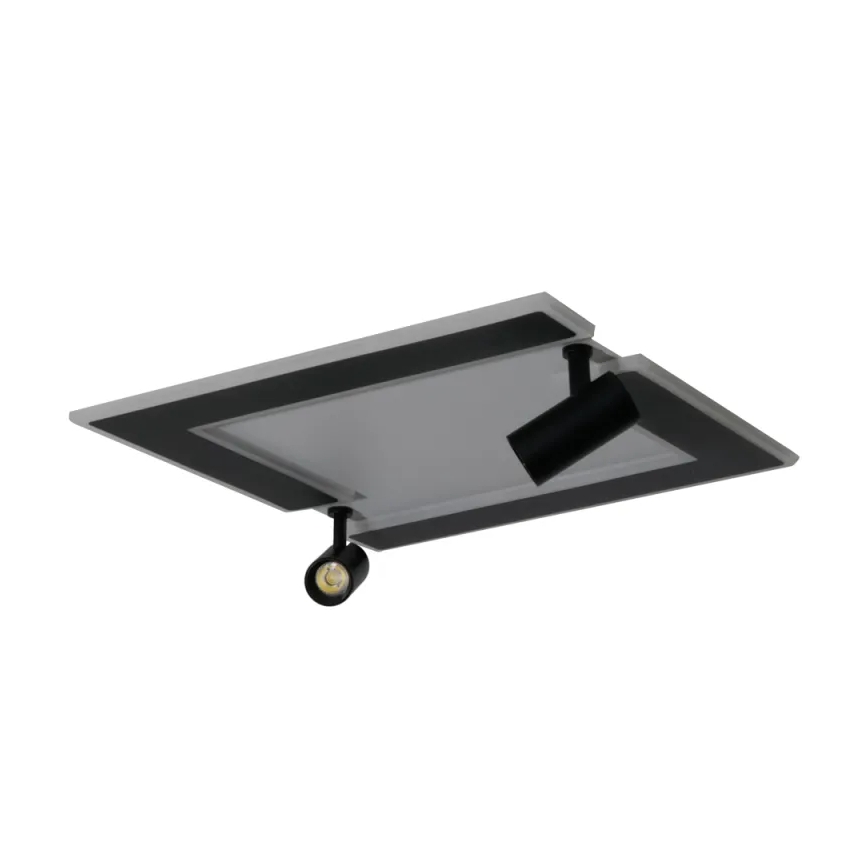 LED Zatemnitvena stropna svetilka LED/80W/230V 3000-6500K črna + Daljinski upravljalnik