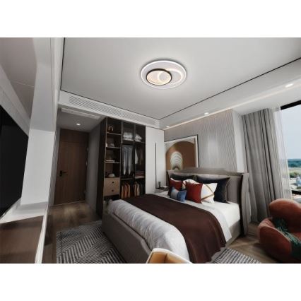LED Zatemnitvena stropna svetilka LED/85W/230V 3000-6500K + Daljinski upravljalnik