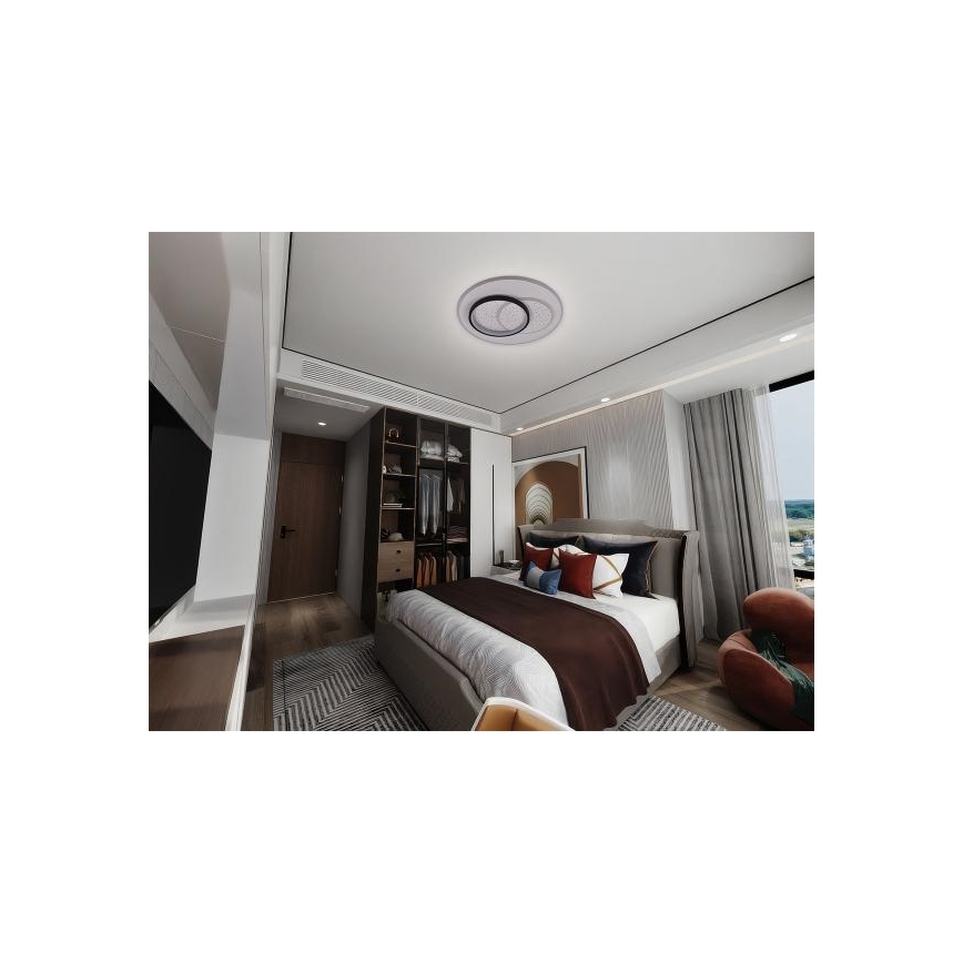 LED Zatemnitvena stropna svetilka LED/85W/230V 3000-6500K + Daljinski upravljalnik