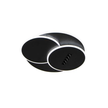 LED Zatemnitvena stropna svetilka LED/90W/230V 3000-6500K črna + Daljinski upravljalnik
