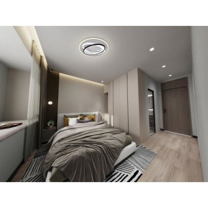 LED Zatemnitvena stropna svetilka LED/90W/230V 3000-6500K + Daljinski upravljalnik
